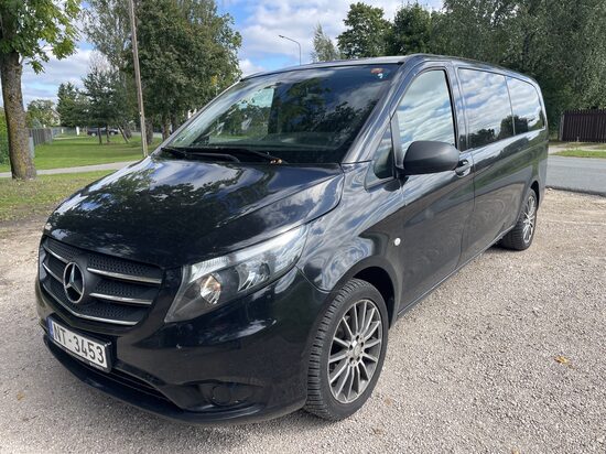 Mercedes Benz Vito, Extra Long, 2.2 dīzelis, 9 vietas, 2017.g.