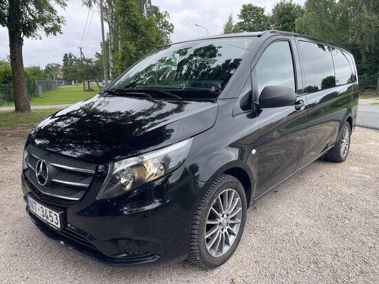 Mercedes Benz Vito, Extra Long, 2.2 dīzelis, 9 vietas, 2017.g.